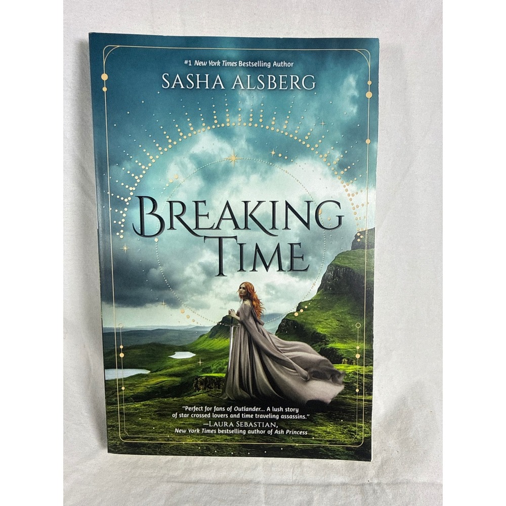 Breaking Time Sasha Alsberg Paperback YA Fantasy Romance Inkyard Press 2022